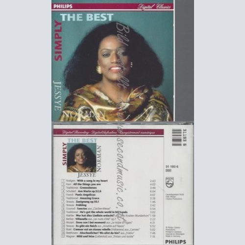 CD--JESSYE NORMAN--SIMPLY THE BEST