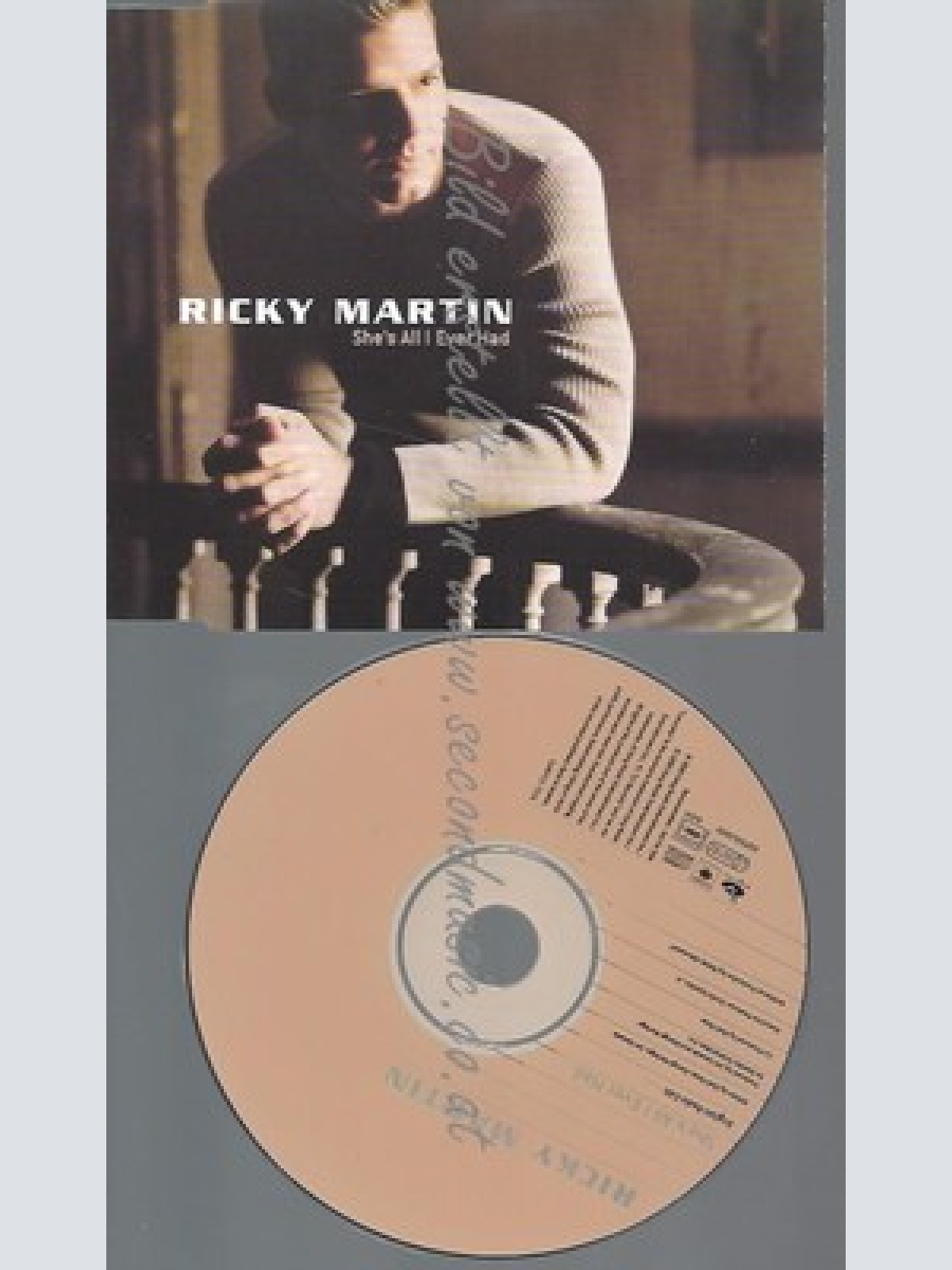CD--PROMO--RICKY MARTIN --SHE'S ALL I EVER HAD