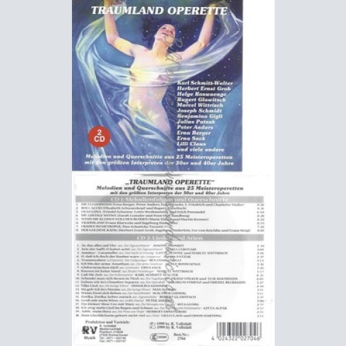 CD--VARIOUS UND VARIOUS -- -- --CD -- TRAUMLAND OPERETTE