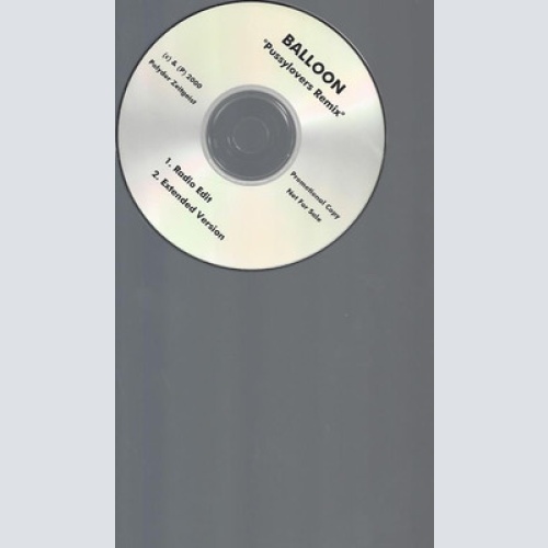 CD--PROMO--BALLOON--PUSSYLOVERS REMIX