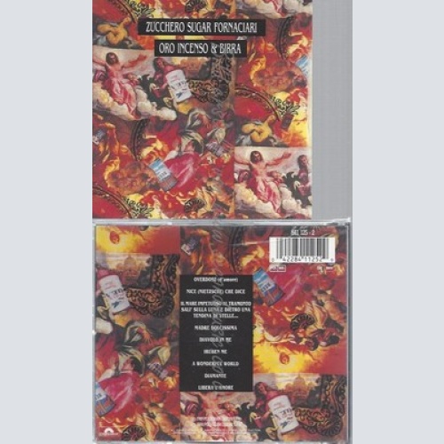 CD--ZUCCHERO SUGAR FORNACIARI -- -- ORO INCENSO & BIRRA