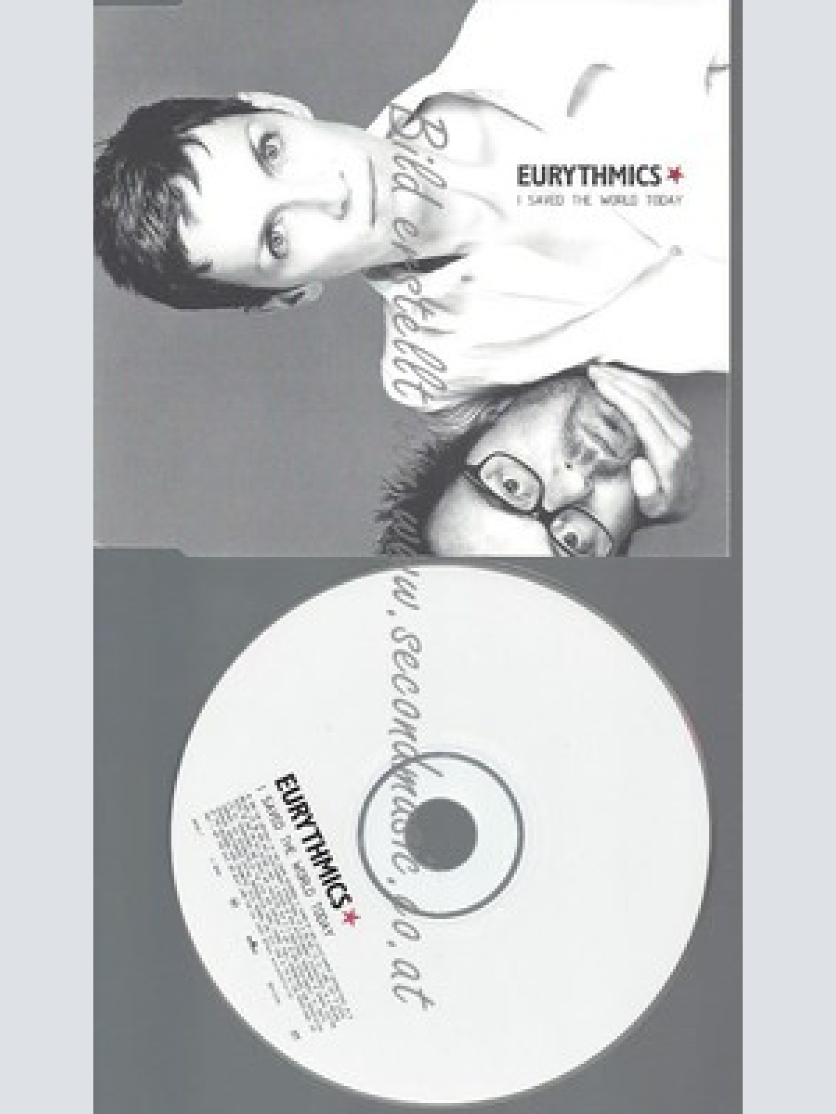 CD--PROMO--EURYTHMICS--I SAVED THE WORLD TODAY