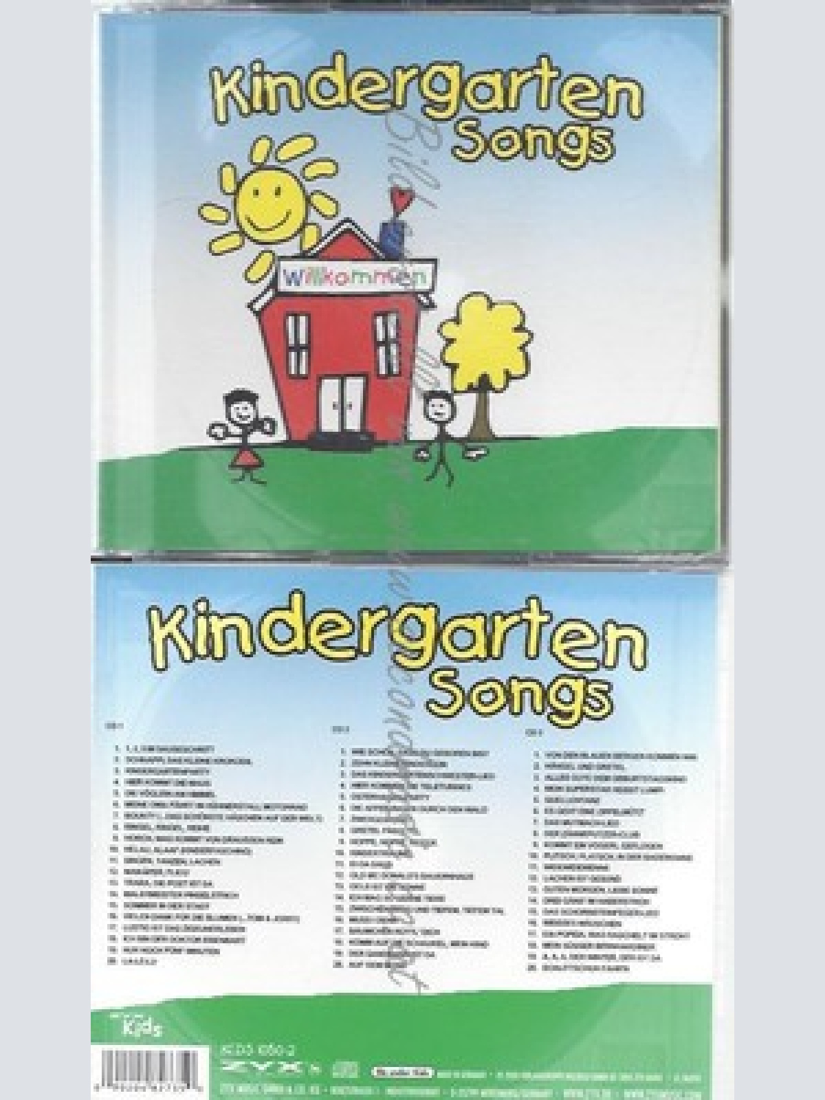 CD--VARIOUS -- --3CDSET -- KINDERGARTEN SONGS