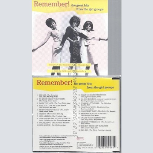 CD--REMEMBER!--1993-- IM--BOBBETTES, TEDDY BEARS, PONI-TAILS, SHIRELLES, ANGELS,