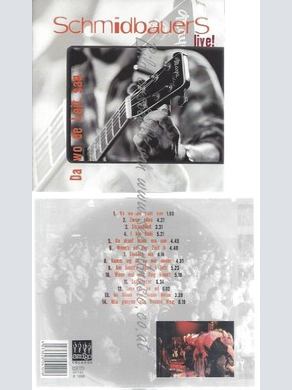 CD--SCHMIDBAUERS--1998--- DA WO DE LEIT SAN