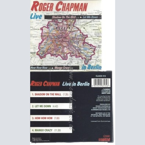 CD--ROGER CHAPMAN -- --- LIVE, BERLIN