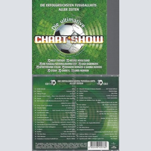 CD--2CD - DIE ULTIMATIVE CHARTSHOW -DIE ERFOLGREICHSTEN FUSBALLHITS ALLER ZEITEN