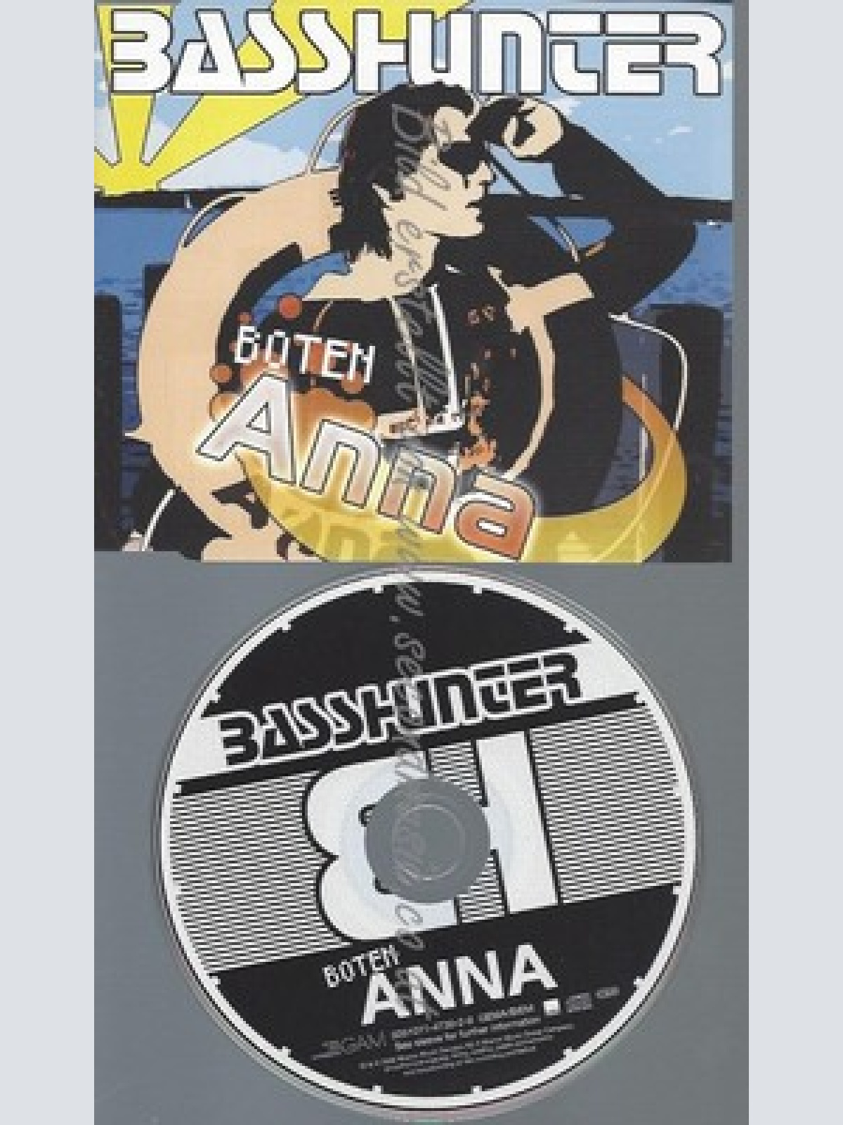 CD--BASSHUNTER -- - SINGLE -- BOTEN ANNA