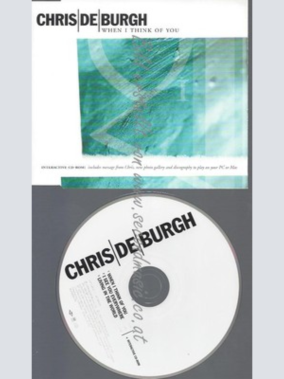 CD--CHRIS DE BURGH -- - SINGLE -- WHEN I THINK OF YOU