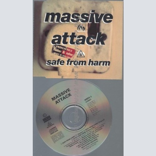 CD--MASSIVE ATTACK -- - SINGLE -- SAFE FROM HARM -3 VERSIONS, -