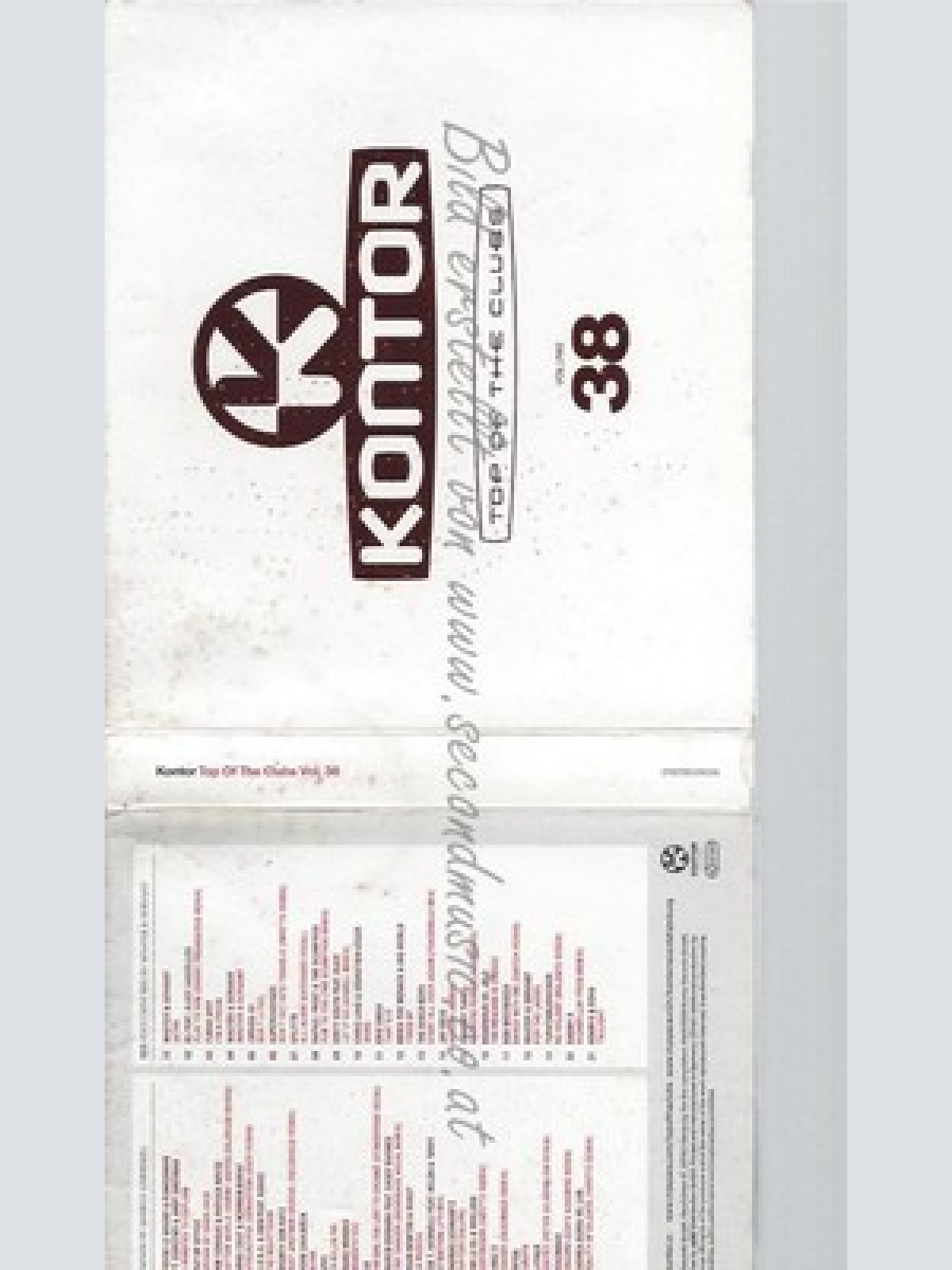 CD--VARIOUS -- --SET -- KONTOR - TOP OF THE CLUBS VOL. 38