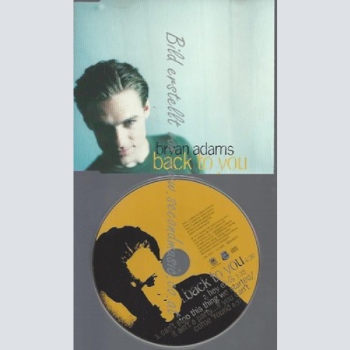 CD--BRYAN ADAMS -- - SINGLE -- BACK TO YOU