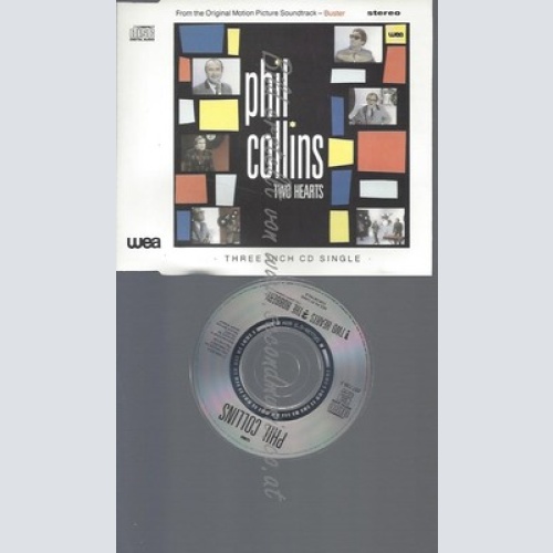 CD--PHIL COLLINS -1988- - SINGLE -- TWO HEARTS -3"