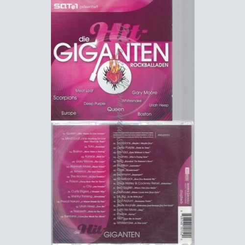 CD--VARIOUS -- --CD -- DIE HIT GIGANTEN - ROCKBALLADEN --SAT 1