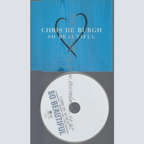 CD--CHRIS DE BURGH -- - SINGLE -- SO BEAUTIFUL
