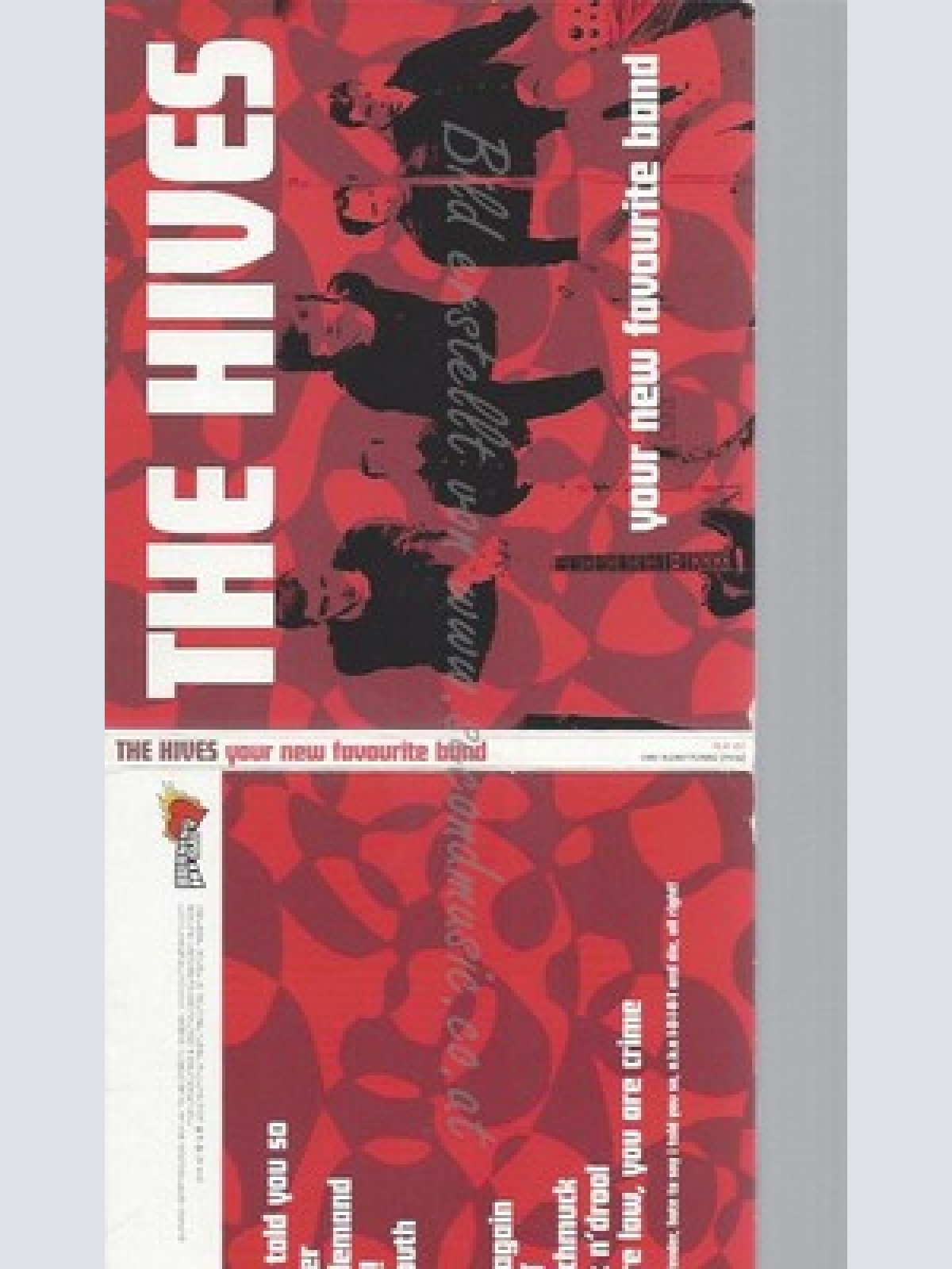CD--THE HIVES -- -- YOUR NEW FAVOURITE BAND