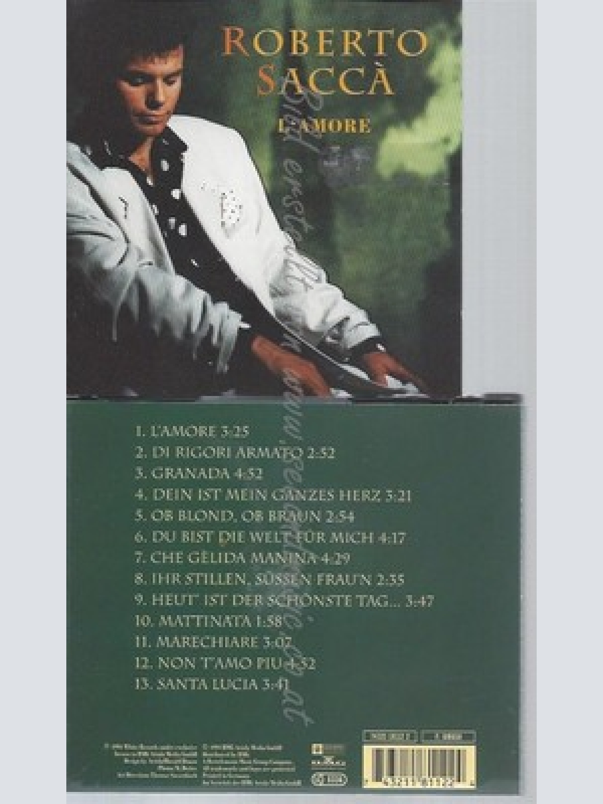CD--ROBERTO SACCA -- -- L'AMORE