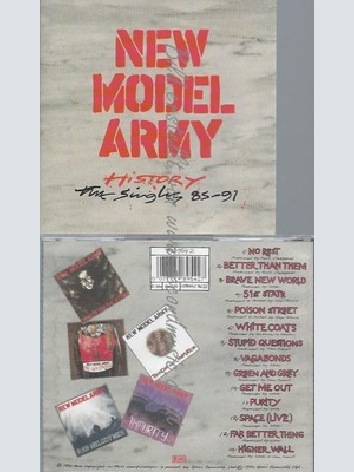 CD--NEW MODEL ARMY -- -- HISTORY - THE BEST OF