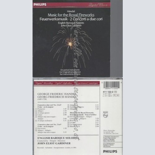 CD--GARDINER, ENGLISH BAROQUE SOLOISTS UND HÄNDEL -KOMPONIST- -- - IMPORT -- MUS