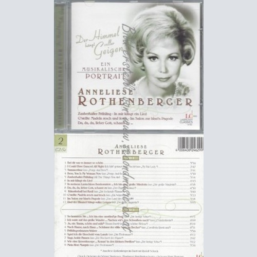 CD--ANNELIESE ROTHENBERGER UND VARIOUS -- - DOPPEL-CD -- DER HIMMEL HÄNGT VOLLER