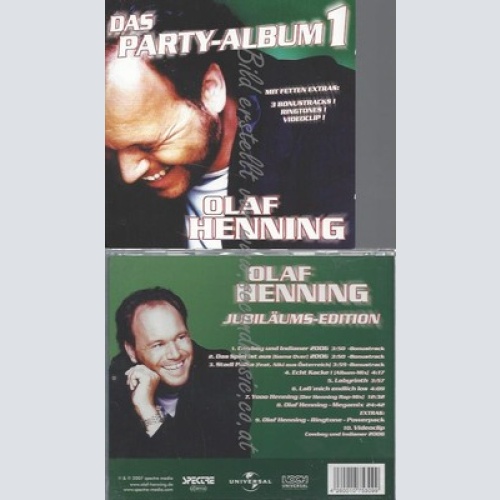CD--OLAF HENNING -- -- DAS PARTY-ALBUM 1 -JUBILAEUMS-EDITION-