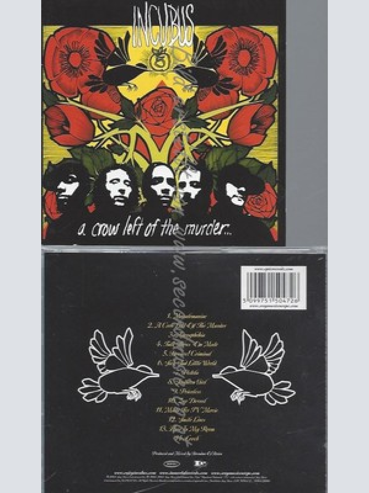 CD--INCUBUS -- -- A CROW LEFT OF THE MURDER
