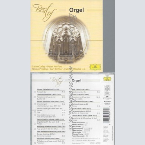 CD--CURLEY, HURFORD, PRESTON UND RICHTER -- -- BEST OF ORGEL
