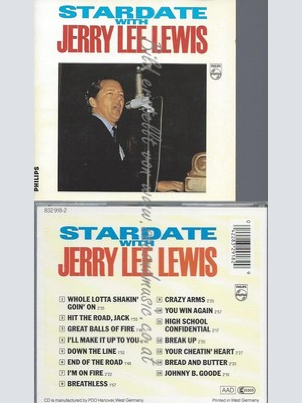 CD--JERRY LEE LEWIS -- STARDATE WITH