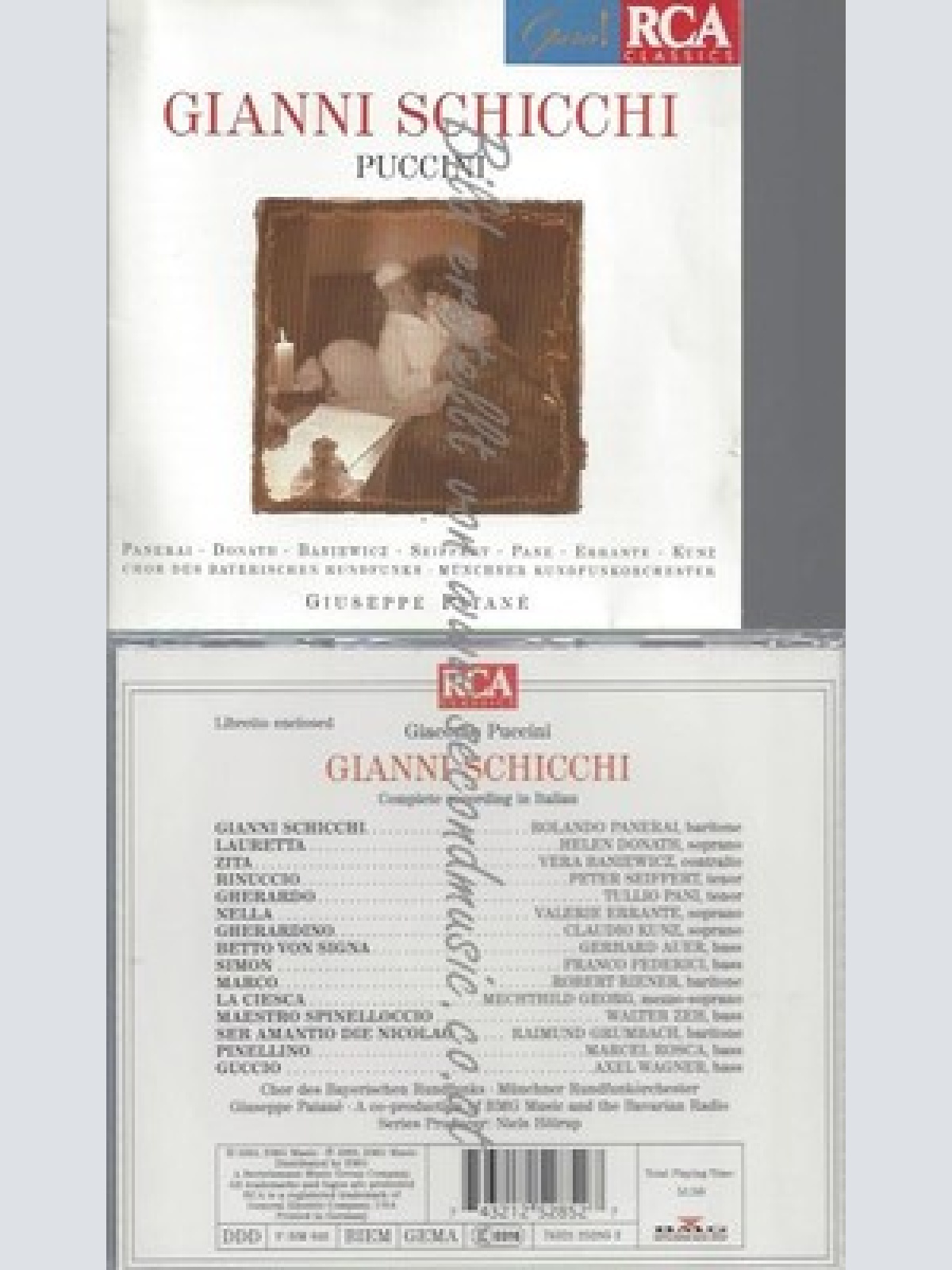 CD--PATANE, MRO UND GIACOMO PUCCINI -KOMPONIST- -- -- PUCCINI: GIANNI SCHICCHI -