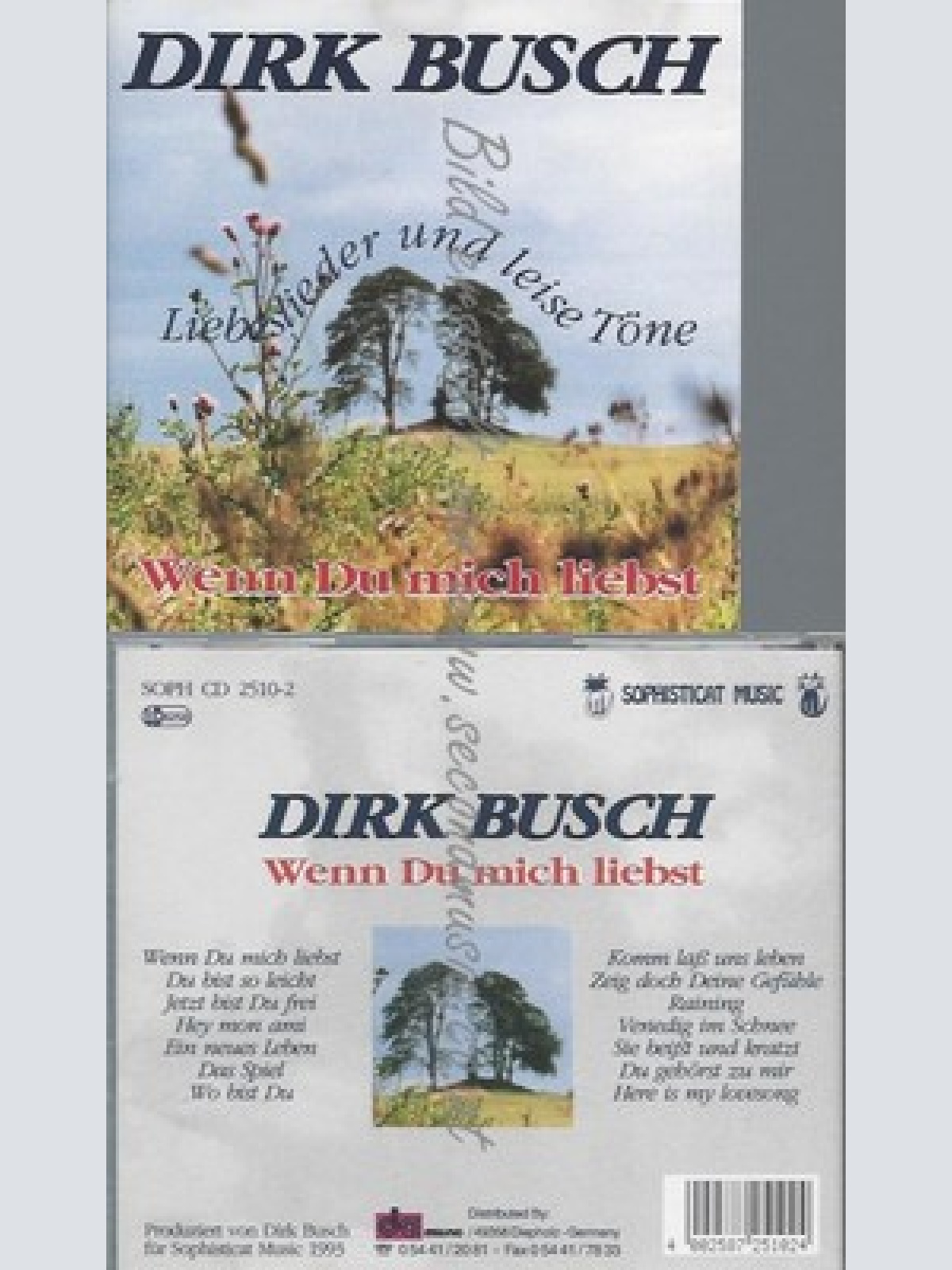 CD--DIRK BUSCH -- -- WENN DU MICH LIEBST