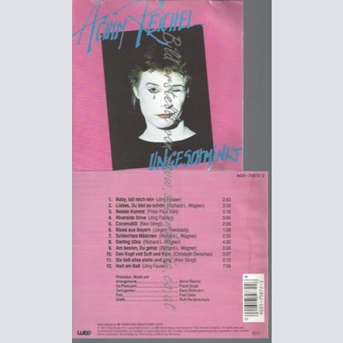 CD--ACHIM REICHEL -- -- UNGESCHMINKT