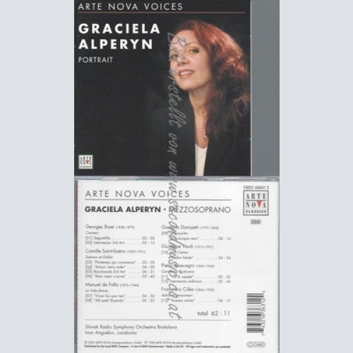 CD--GRACIELA ALPERYN, GRACIELA ALPERYN UND VARIOUS -KOMPONIST- -- -- ARTE NOVA V