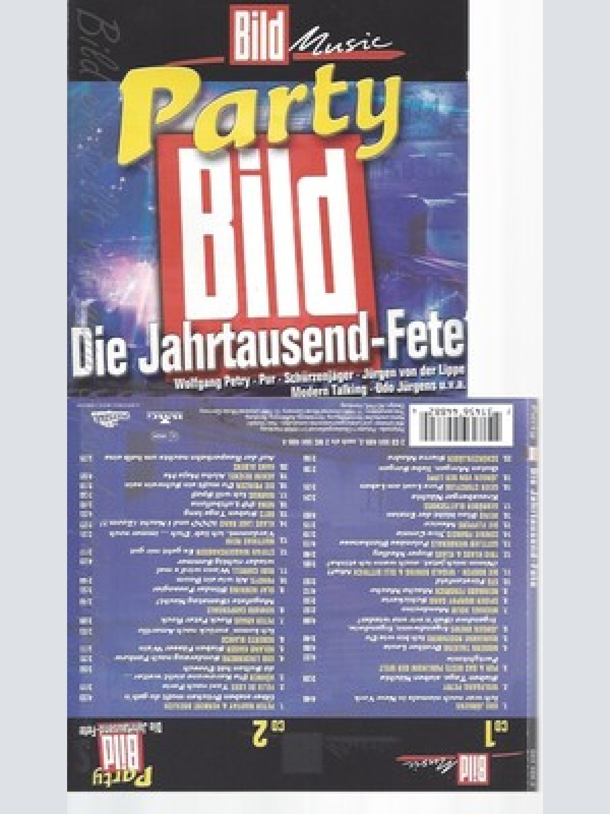CD--VARIOUS -- - DOPPEL-CD -- PARTY BILD--DIE JAHRTAUSEND FETE