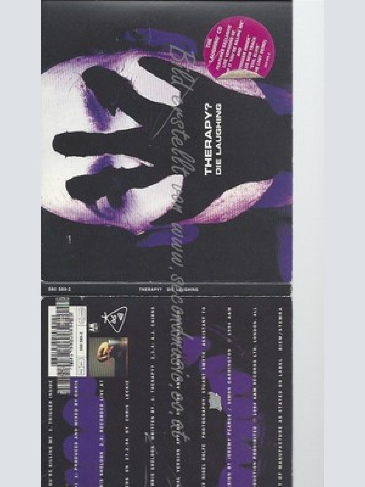 CD--THERAPY - SINGLE -- DIE LAUGHING --