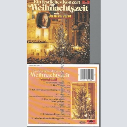 CD--LAST,JAMES--EIN FESTLICHES KONZERT ZUR WEIHNACHTSZEIT-