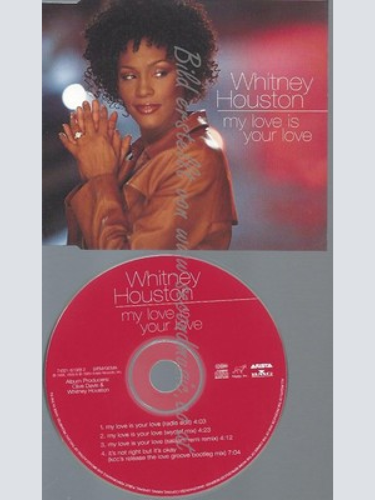 CD--WHITNEY HOUSTON -- - SINGLE -- MY LOVE IS YOUR LOVE
