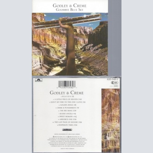 CD--GODLEY & CREME--GOODBYE BLUE SKY