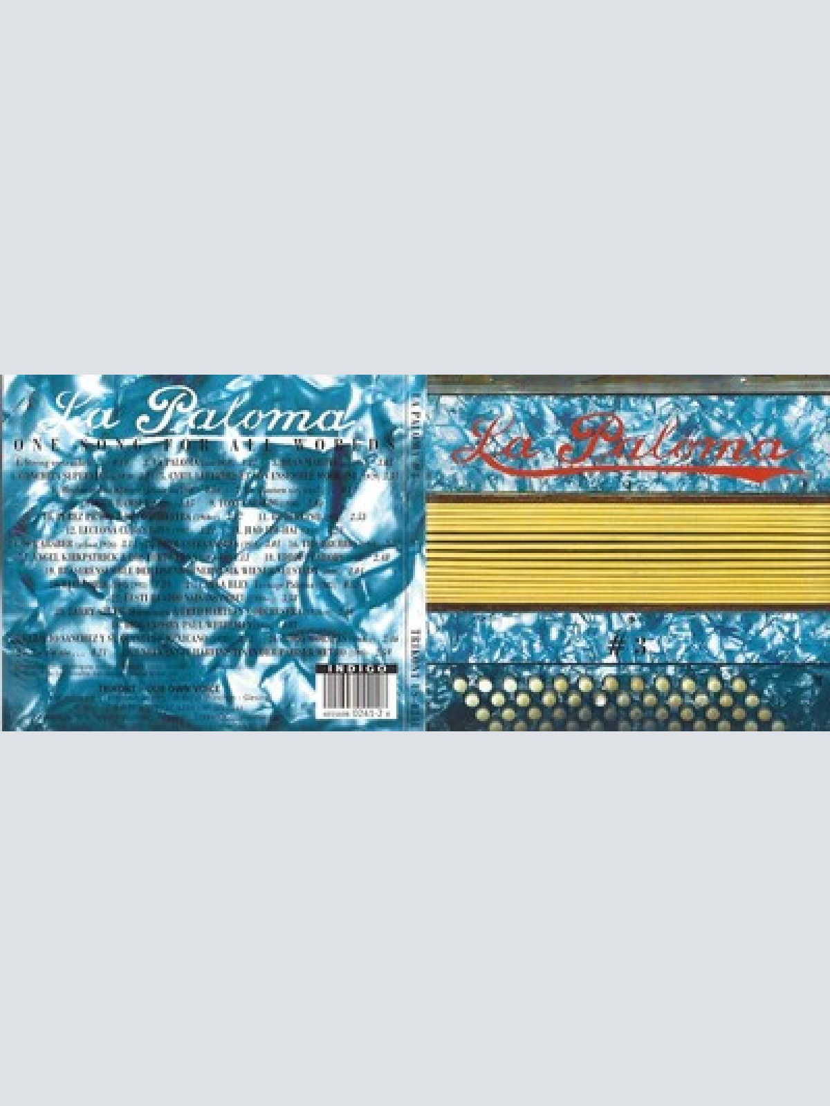 CD--VARIOUS--LA PALOMA 3-ONE SONG FOR ALL WORLDS-