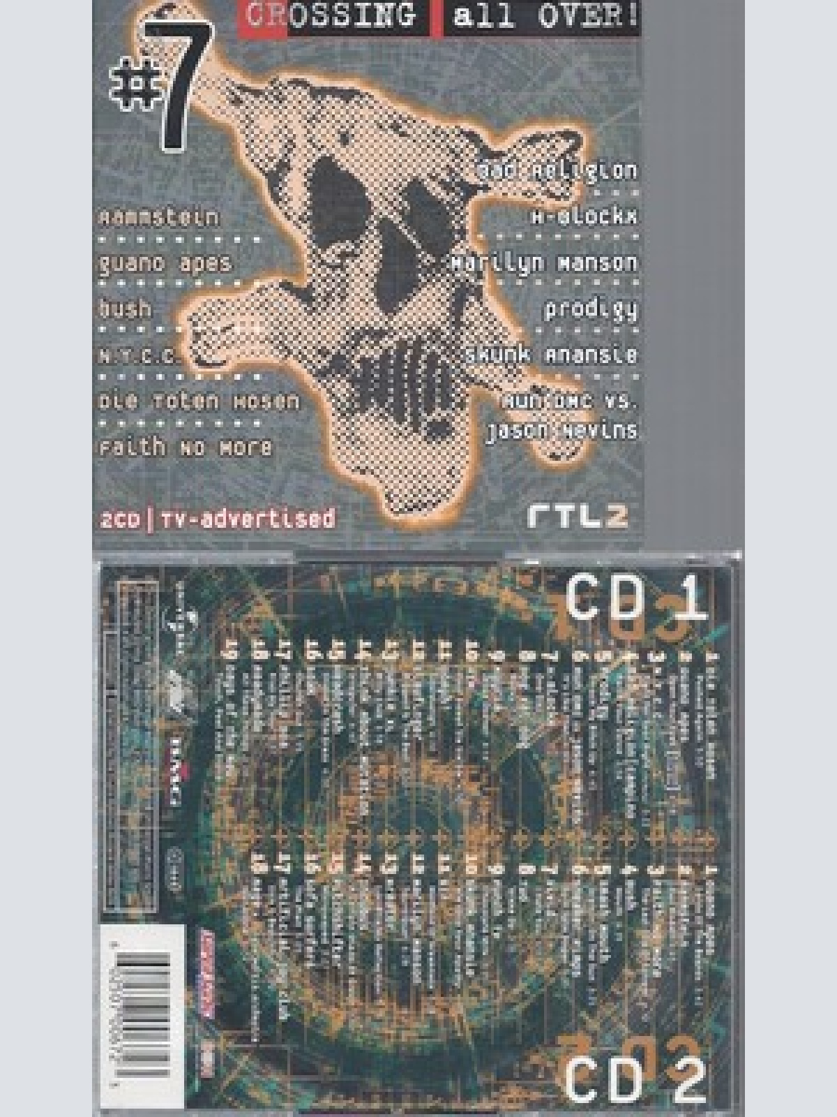 CD--VARIOUS--CROSSING ALL OVER VOL.7-