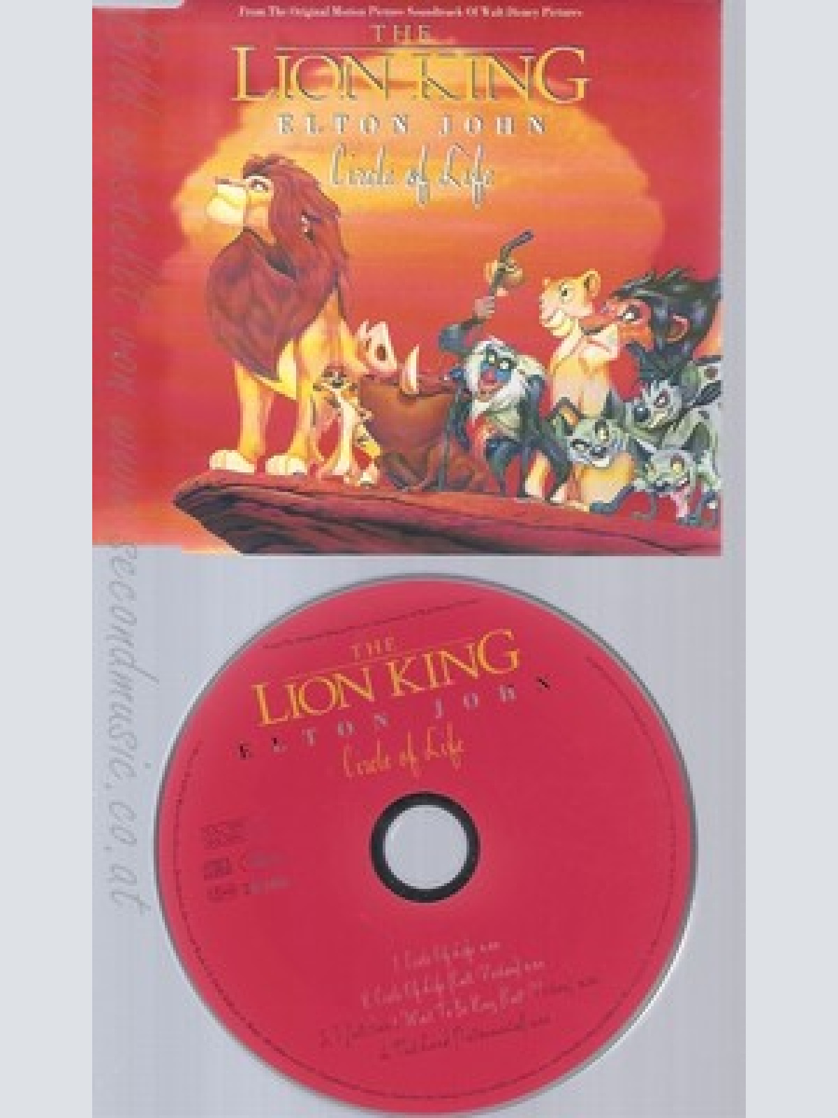 CD--ELTON JOHN ----'THE LION KING'-