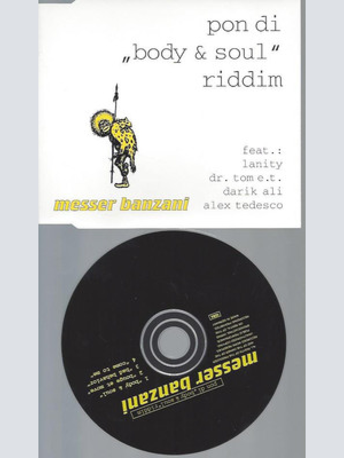 CD---MESSER BANZANI--PON DI BODY & SOUL RIDDIM