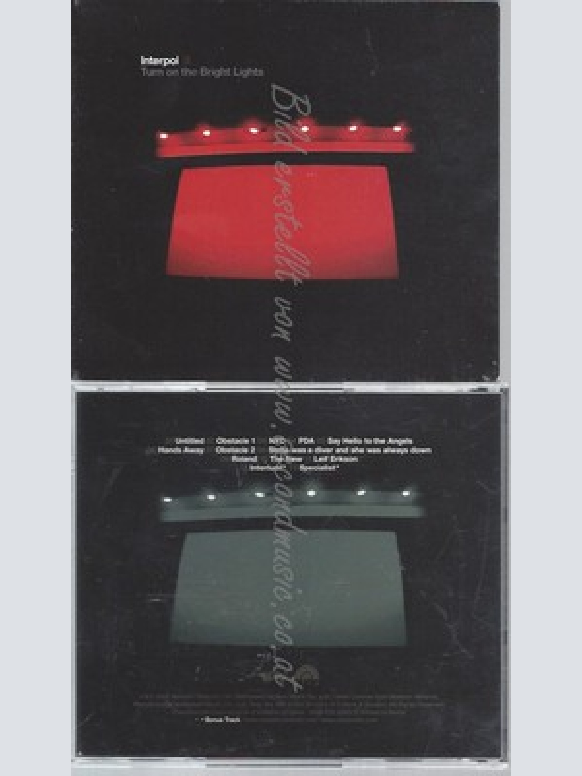 CD--INTERPOL -- --- TURN ON THE BRIGHT LIGHTS --JAPNA+OBI