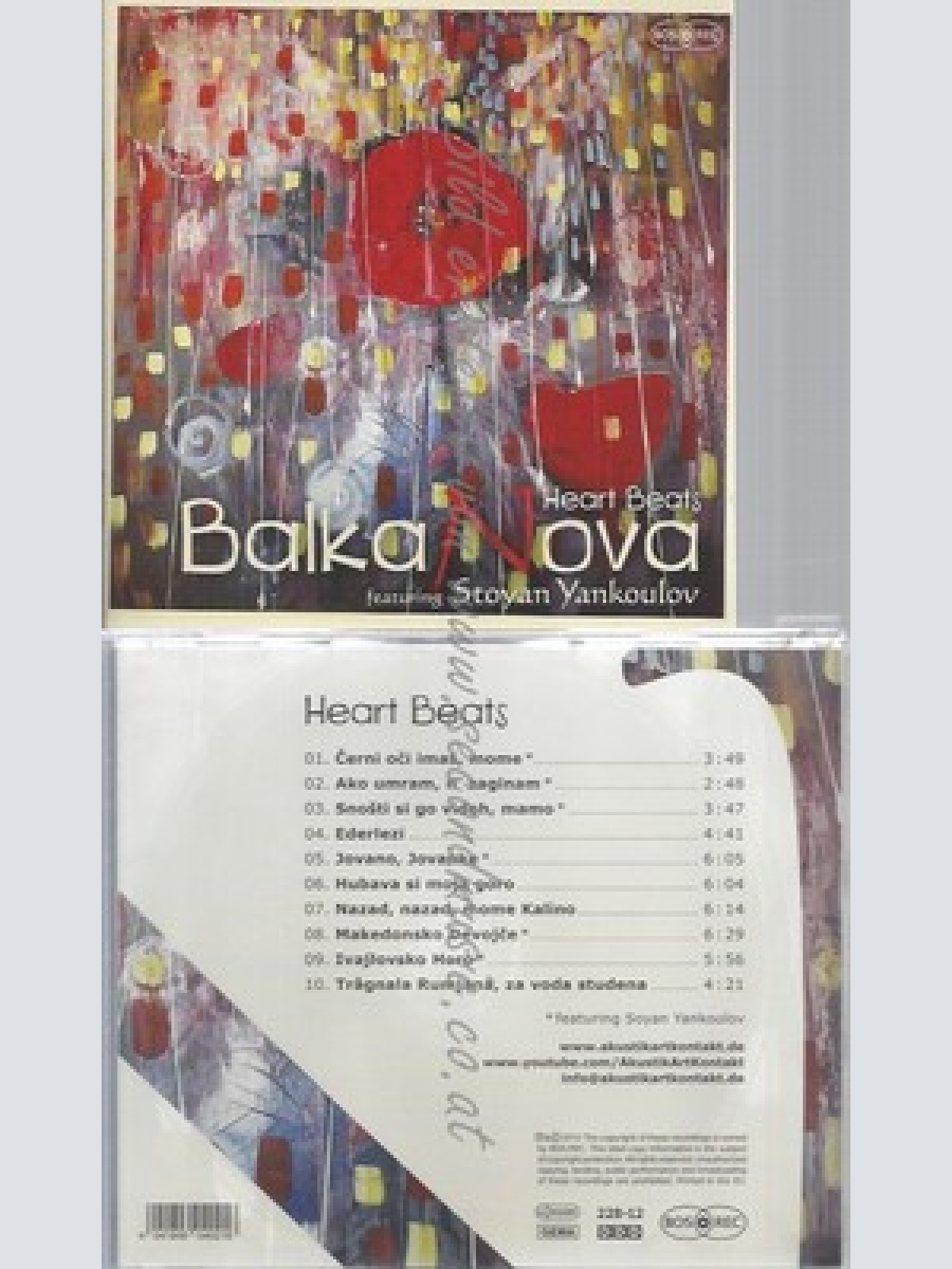 CD--BALKANOVA -- -- HEART BEATS