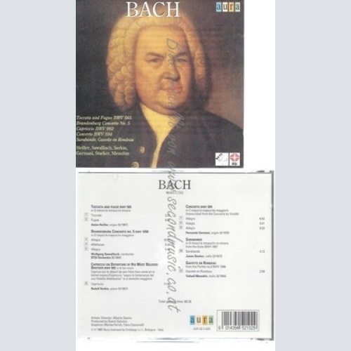 CD--HEILLER, SAWALLISCH, SERKIN UND GERMANI -- -- JOHANN SEBASTIAN BACH: TOCCATA