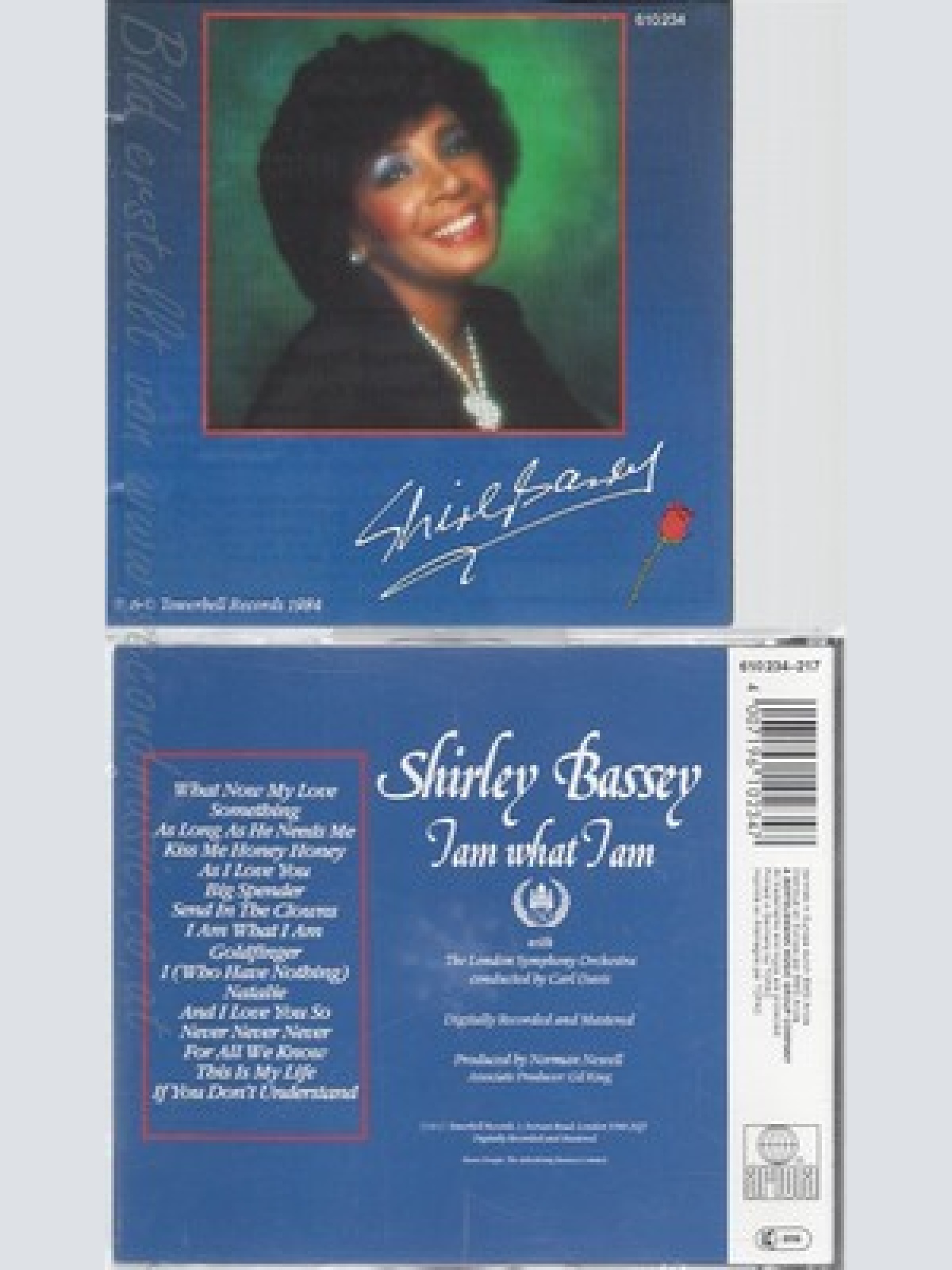 CD--SHIRLEY BASSEY -- I AM WHAT I AM --