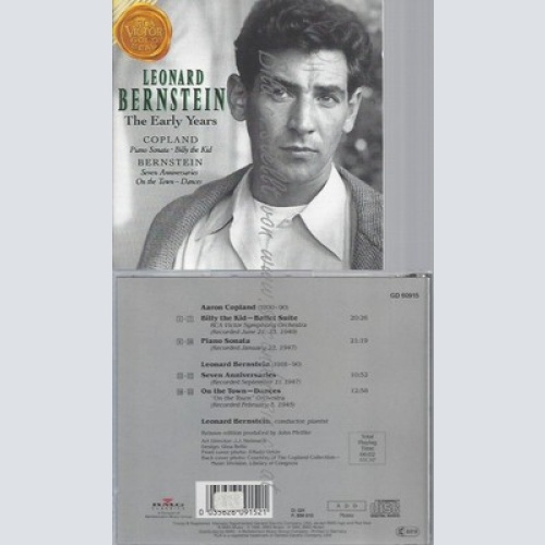 CD--BILLY THE KID / LEONARD BERNSTEIN, L. BERNSTEIN -- UND A. COPLAND -- -- 7 AN