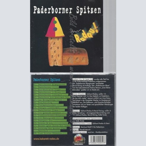 CD--KABARETT RADAU -- PADERBORNER SPITZEN