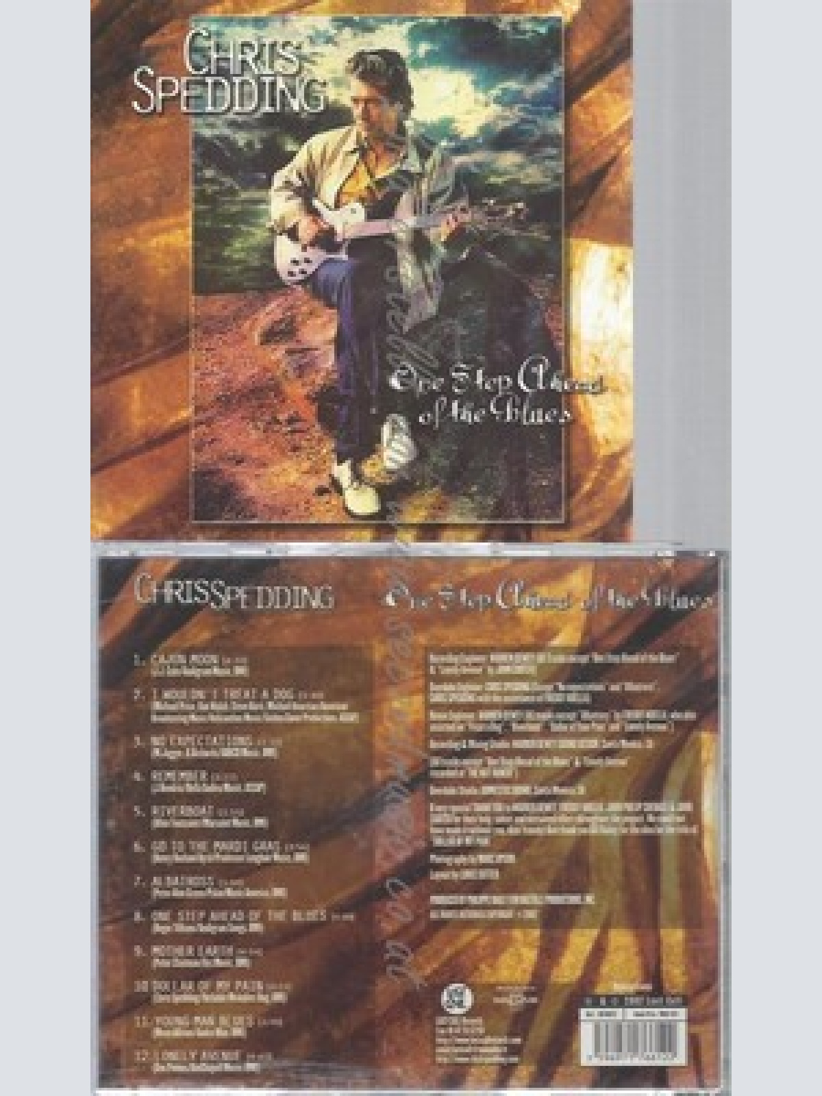 CD--CHRIS SPEDDING -- --- ONE STEP AHEAD OF THE BLUES