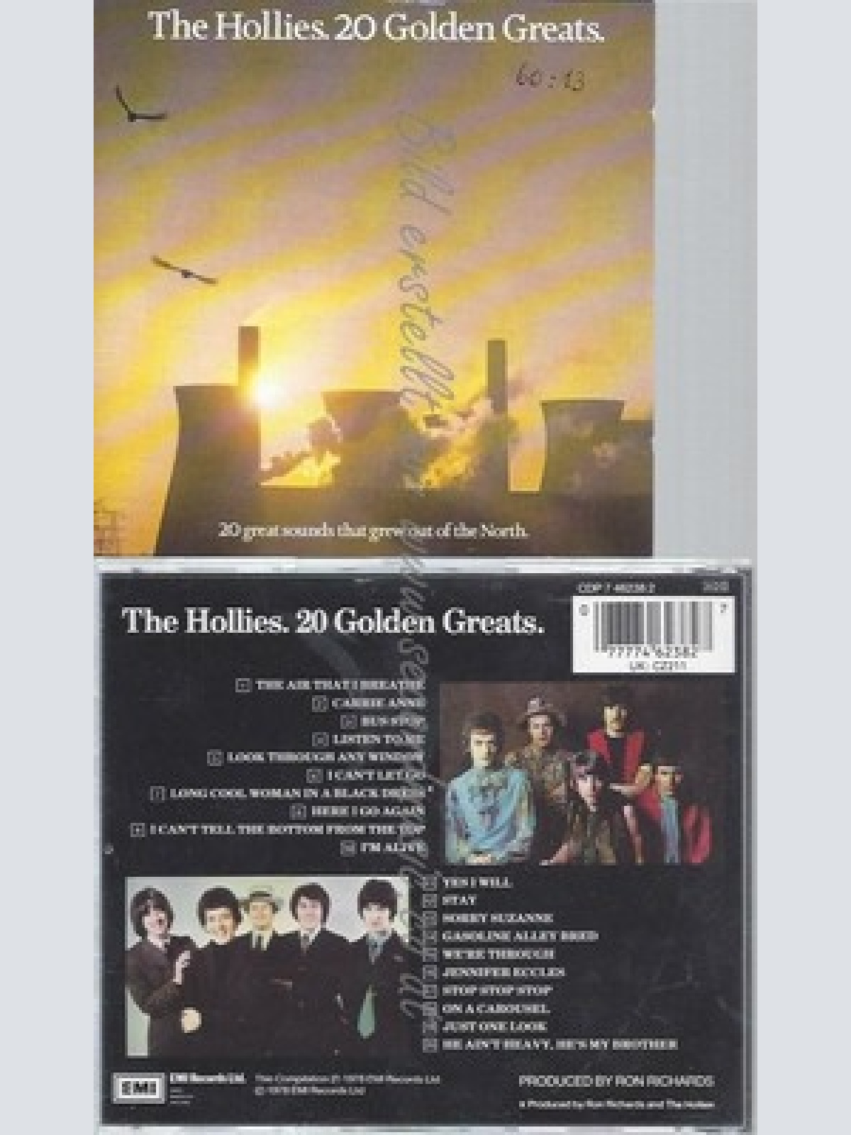 CD--HOLLIES -- -- 20 GOLDEN GREATS