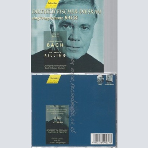 CD--FISCHER--KOMPONIST--1993----DIESKAU SINGT BACH